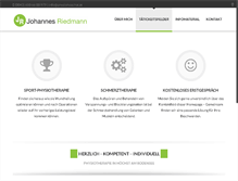 Tablet Screenshot of johannesriedmann.com